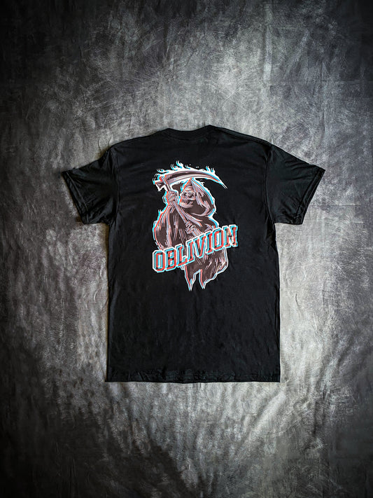 Black Glitch Reaper Tee